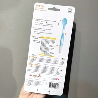 Thìa siêu mềm Munchkin cho bé 3M+ [cái lẻ]