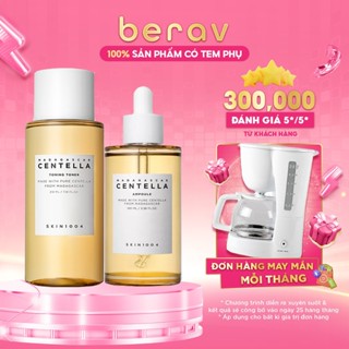 Bộ Toner + Serum Skin1004 Madagascar Centella Giảm Mụn Chiết Xuất Rau Má