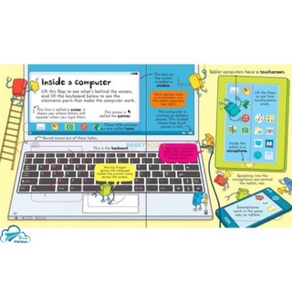 Sách học Usborne thiếu nhi tiếng Anh - Look Inside How Computers Work