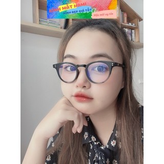 Gọng Kính cận thời trang nhựa cứng siêu bền, dáng mắt tròn phù hợp cho nam và nữ