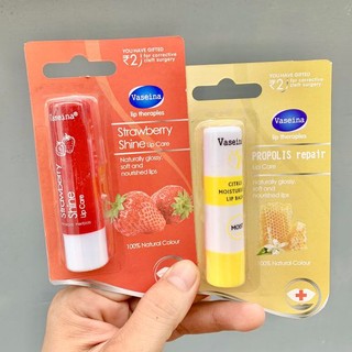 Son dưỡng ẩm vaseina dạng thỏi vị trái cây thơm ngọt