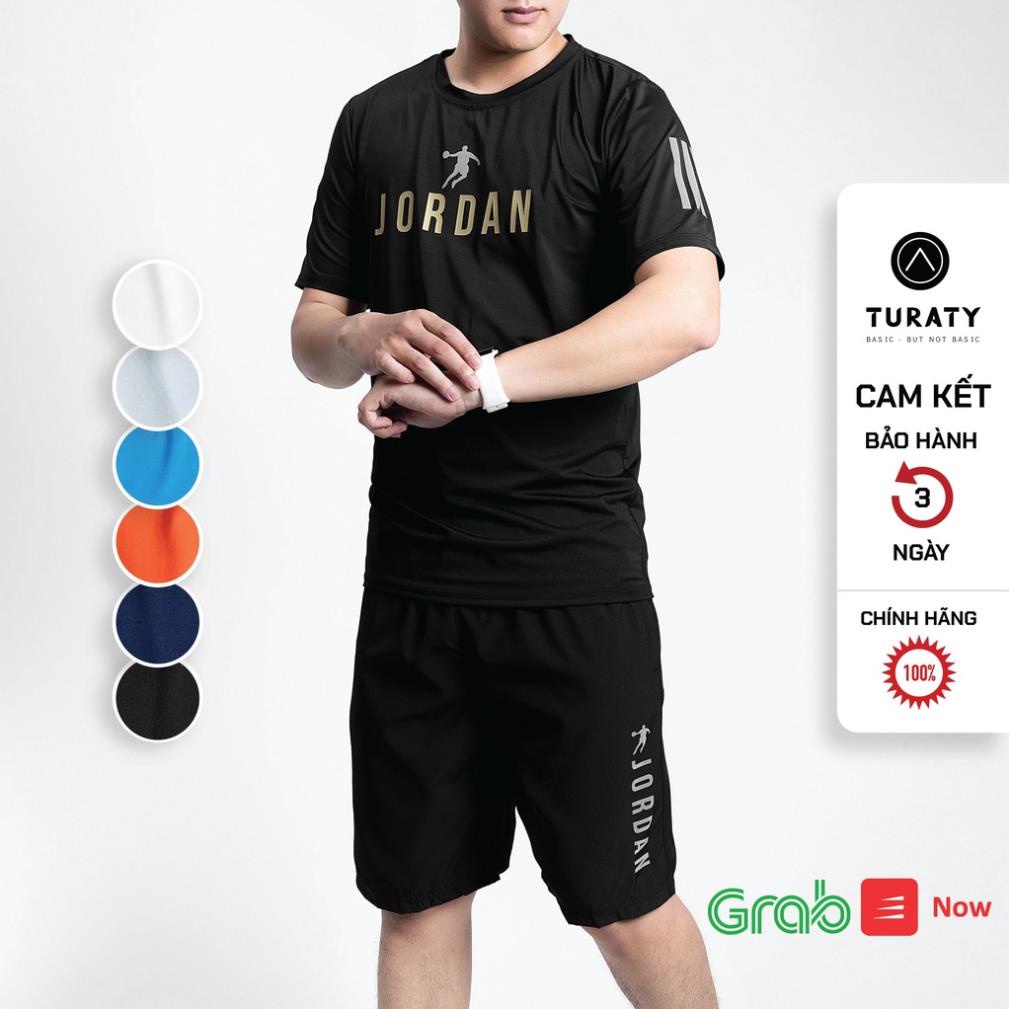 Bộ quần áo thể thao nam JORDAN TURATY mùa hè tập GYM rất đẹp vải thun lạnh cao cấp bản mới nhất 2021 !