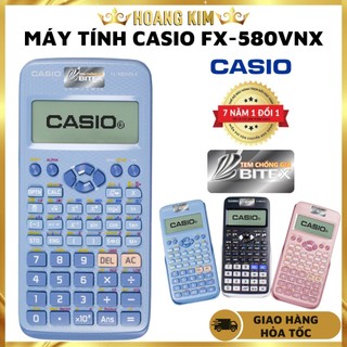  Máy Tính Casio FX 580 VNX Chính Hãng Dành Cho Học Sinh Sinh Viên,Có Tem Bitex Chống Giả Bảo Hành Chính Hãng 7 Năm 