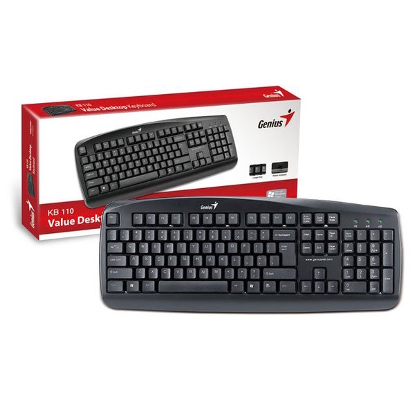 Bàn Phím Có Dây Genius KB117 Cổng USB