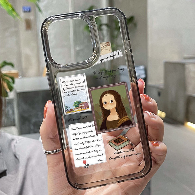 Ốp Điện Thoại Silicon TPU Mềm Trong Suốt Chống Sốc Cho IPhone 14 13 12 11 Pro 8 7 6 6S Plus X XR XS Max