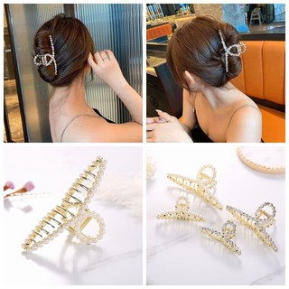 Kẹp tóc đính đá lấp lánh phong cách Hàn Quốc