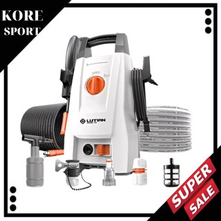 Máy rửa xe mini gia đình LUTIAN GROOT G4 - Máy phun xịt rửa xe oto chính hãng, tặng kèm phụ kiện, bình bọt tuyết