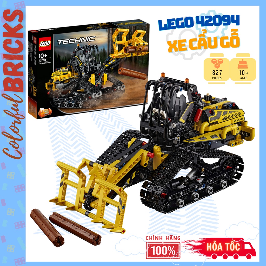 LEGO 42094 Technic_Xe cẩu gỗ _Chính hãng