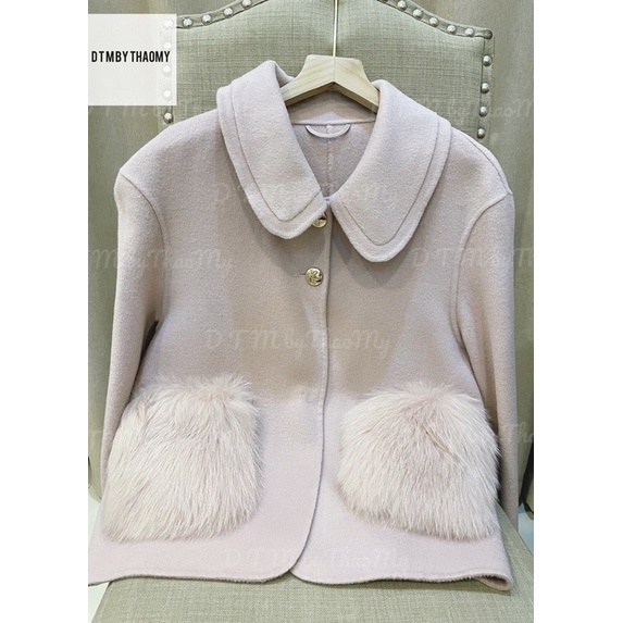 Áo dạ ép túi lông  cao cấp