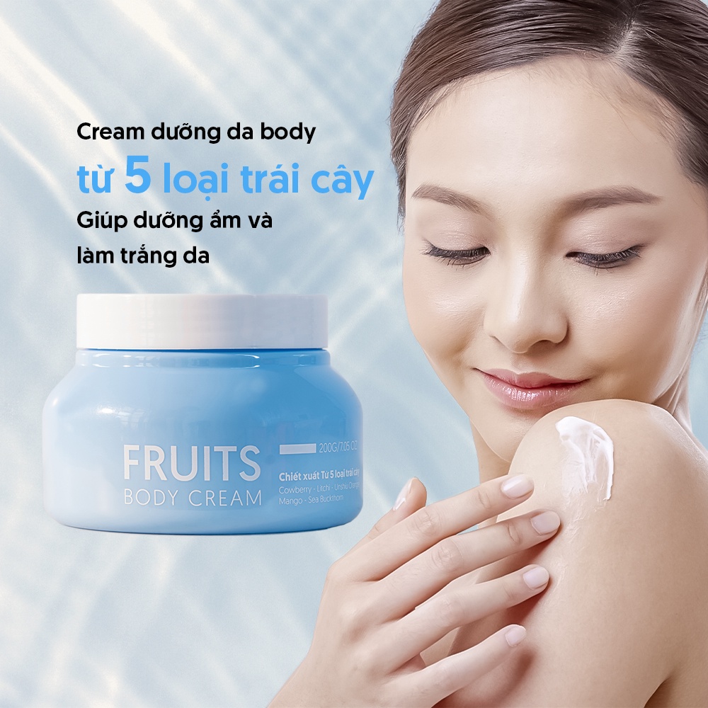 Kem Dưỡng Da Body- Fruits Body Cream- Homisilk