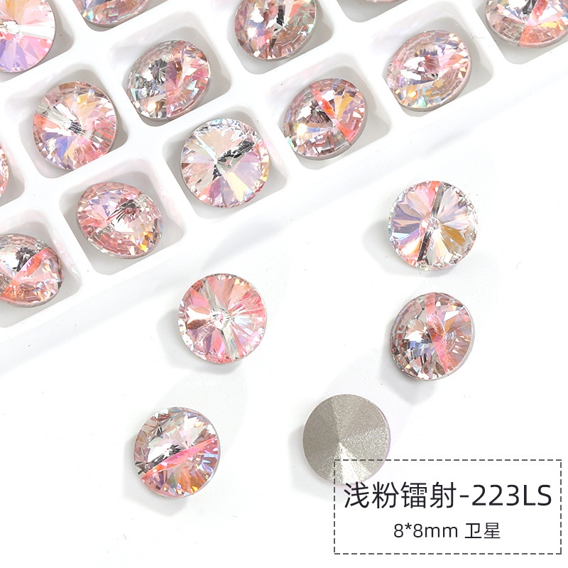 Mới Mũi Khoan Vệ Tinh K9 Đính Đá Trang Trí Móng Tay DIY 10pcs