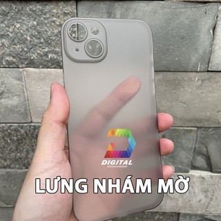 Combo 2 Ốp Lưng Trong Nhám Unibody Cho iPhone 14 PLUS Siêu Mỏng