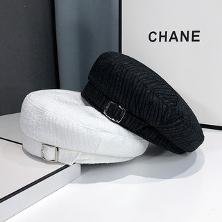 Mũ Beret Màu Trắng Phong Cách Thời Trang Retro Anh Quốc Dành Cho Nữ