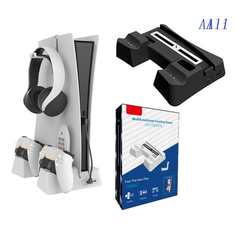 Giá Đỡ + Quạt Làm Mát Và Đế Sạc Đa Năng Cho Tay Cầm Chơi Game PS5 Digital Edition