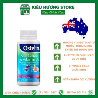 Canxi khủng long - ostelin kids calcium & vitamin d3 90 viên