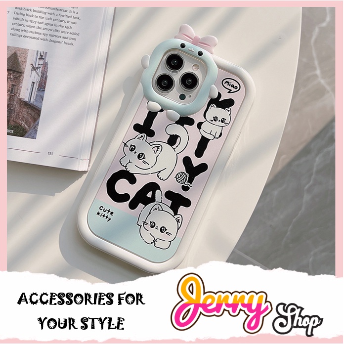 Ốp lưng iphone 3 Mèo Dễ Thương 6/6plus/6s/6splus/7/7plus/8/8plus/x/xr/xs/11/12/13/pro/max/plus/promax-jerry shop