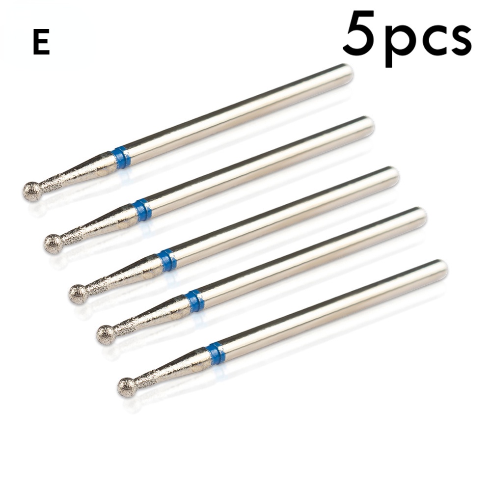 Bộ 5 Mũi Khoan Móng Tay Kim Cương Chuyên Dụng Cho Máy Mài Móng Tay