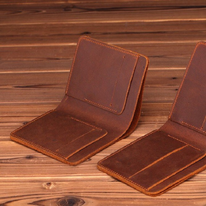 Ví Da Nam Bò Sáp Bóp Da Nam Nhiều Ngăn Tiện Dụng Kiểu Dáng Sang Trọng Nam Tính