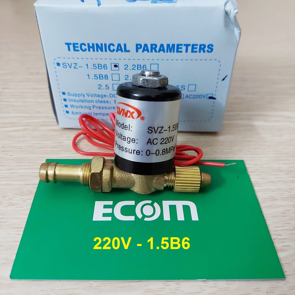 Van khí 220V dùng cho máy hàn tig