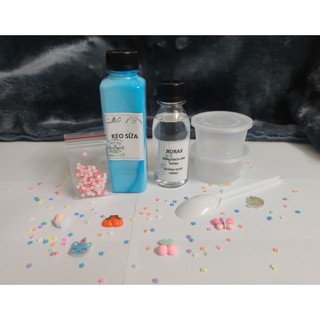 (BK11) KIT LÀM SLIME BASIC - DỤNG CỤ LÀM SLIME CƠ BẢN, AN TOÀN, ĐƠN GIẢN