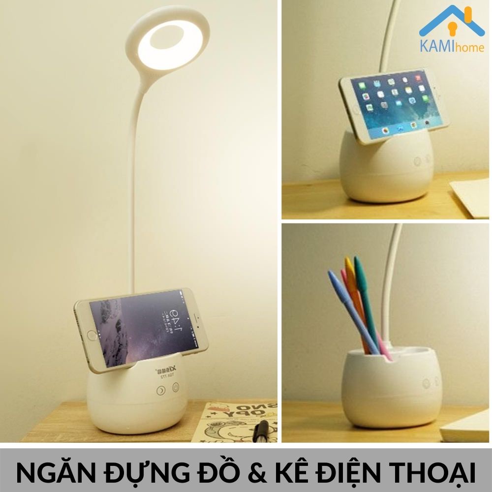 Đèn học chống cận pin sạc hình heo dễ thương
