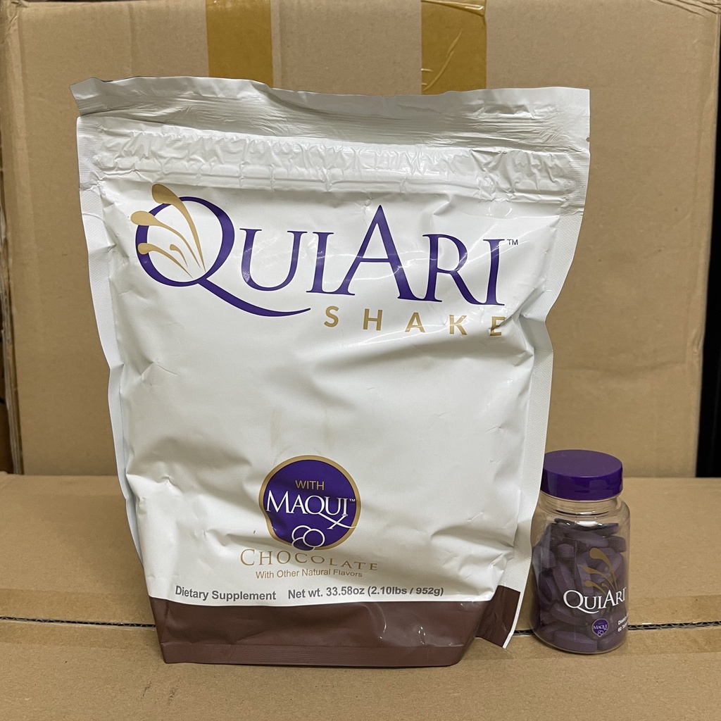Combo bột Quiari shake và viên năng lượng date mới nhất