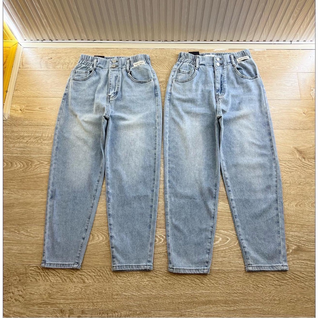 0509QJ- QUẦN BAGGY JEANS CẠP CHUN