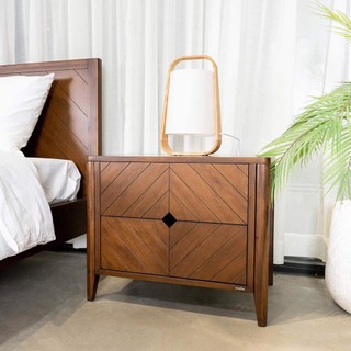 Tủ Đầu Giường Gỗ MOHO HOBRO 301 Màu Nâu