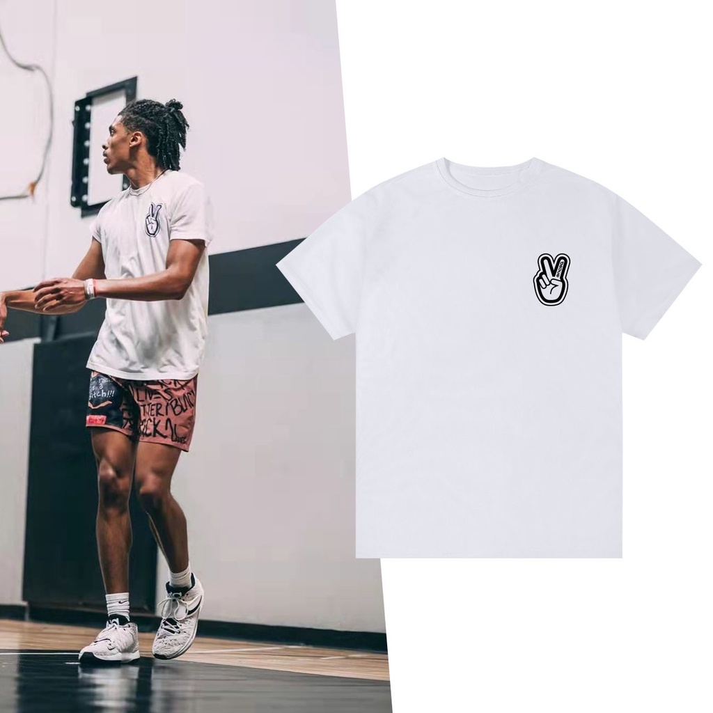 Áo Thun Thể Thao Ngắn Tay Dáng Rộng Mau Khô Thời Trang Cho Nam