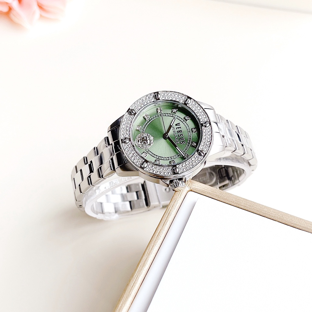 Đồng hồ nữ dây thép Versus By Versace Canton Road Xanh Ngọc