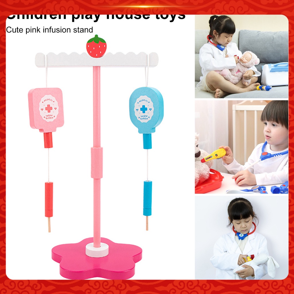 1 Bộ Đồ Chơi Bác Sĩ Nhiều Màu Sắc Chống Biến Hình Kèm Bình Treo Cho Bé