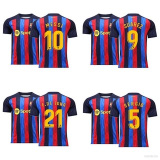 Áo thun đội tuyển barcelona fcb messi suarez sergio jong 2022-2023