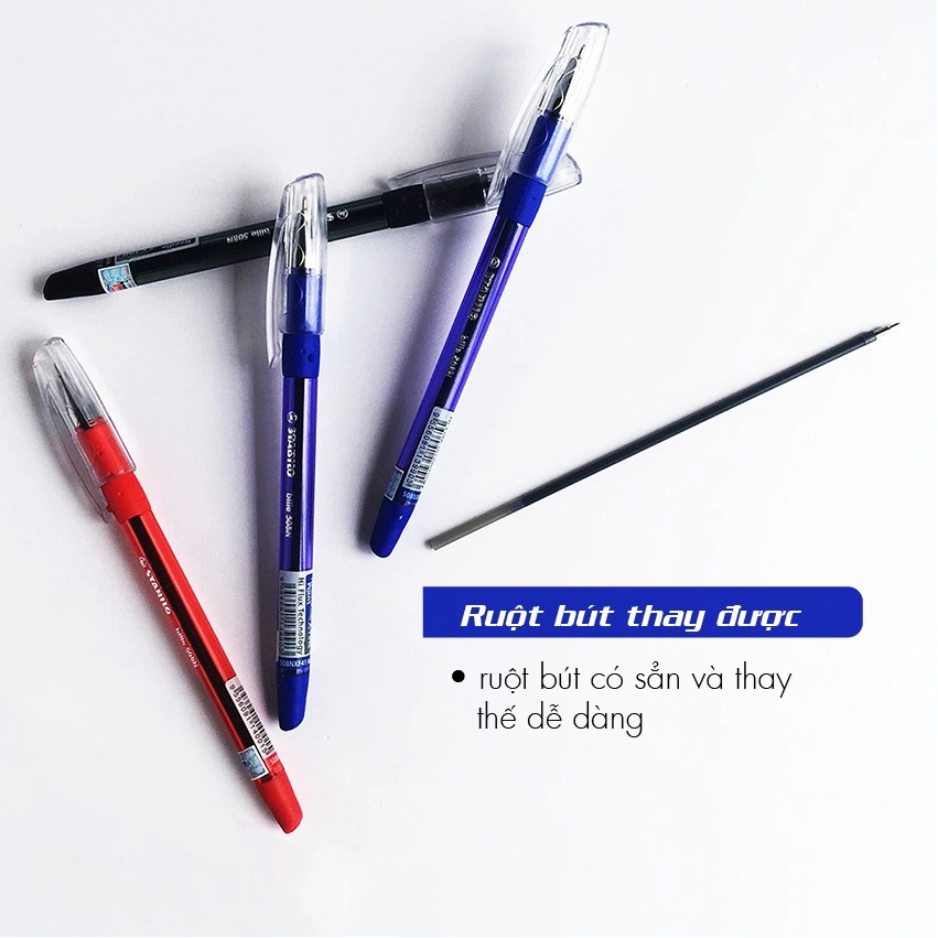 Combo bộ bút bi STABILO Bille BP508NF
