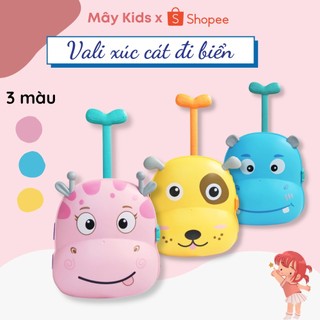 Vali xúc cát đi biển dành cho các bé nhiều chi tiết, vali kéo du lịch cho bé - mây kids