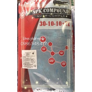 Phân NPK 30-10-10+TE 1kg