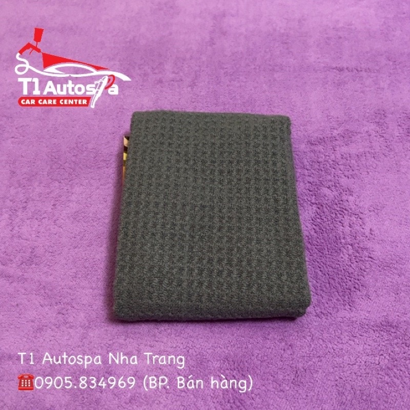 Khăn nano lau kính cao cấp 40 x 40cm cho ô tô, xe hơi, sợi Microfibre