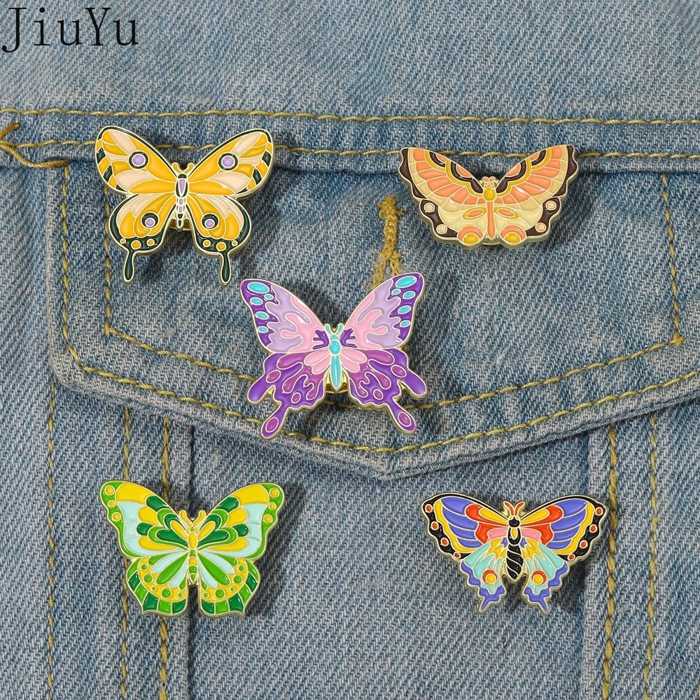 Bộ 5 Ghim Cài Áo Hình Động Vật Dễ Thương