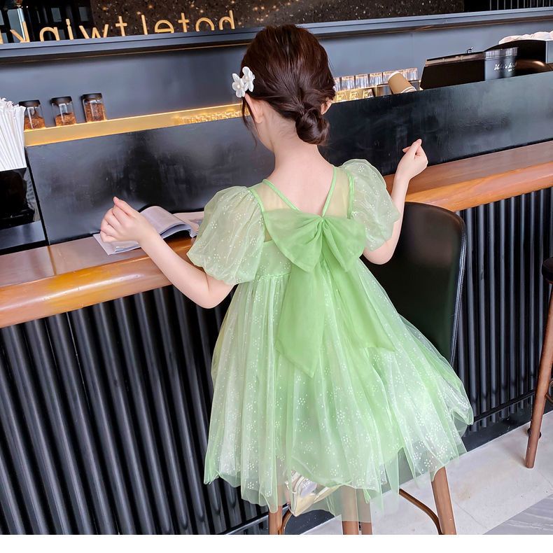 Đầm Công Chúa Phong Cách Hàn Quốc Thời Trang Mùa Hè 2022 Mới Cho Bé Gái