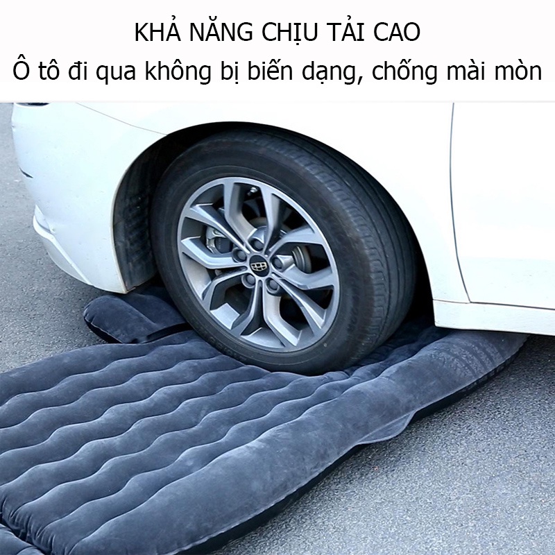 Đệm Hơi Xe Ô Tô Cao Cấp Cho Xe Từ 4 Đến 7 Chỗ Tặng Kèm Bơm Điện Và 2 Gối Tựa Đầu