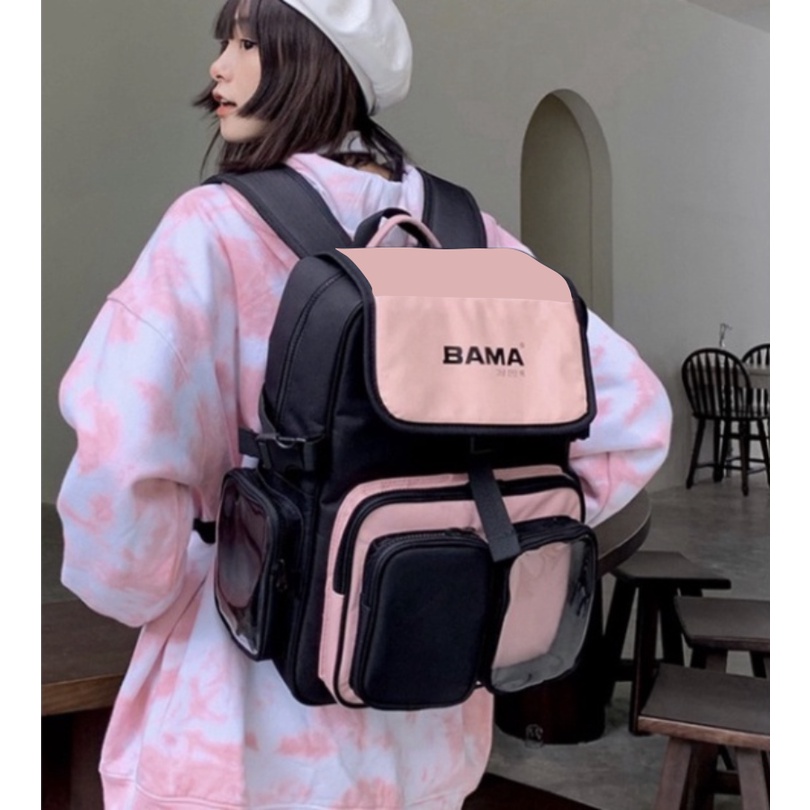 Balo Thời Trang Đi Học BAMA BASIC BACKPACK 4.4 kèm ngăn đệm chống sốc laptop