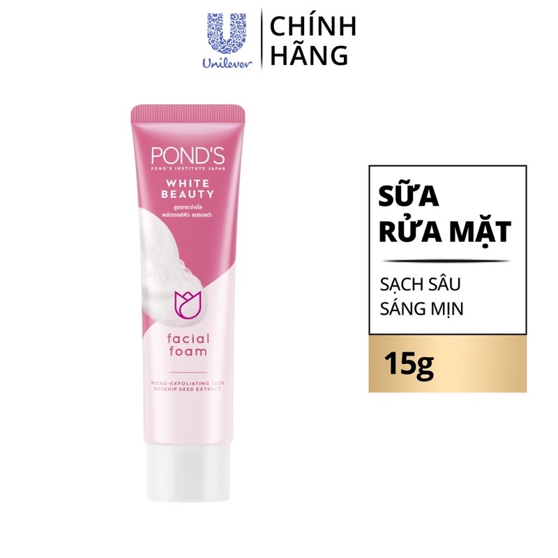 Sữa rửa mặt Pond's sáng da Pond's bright Beauty 15g