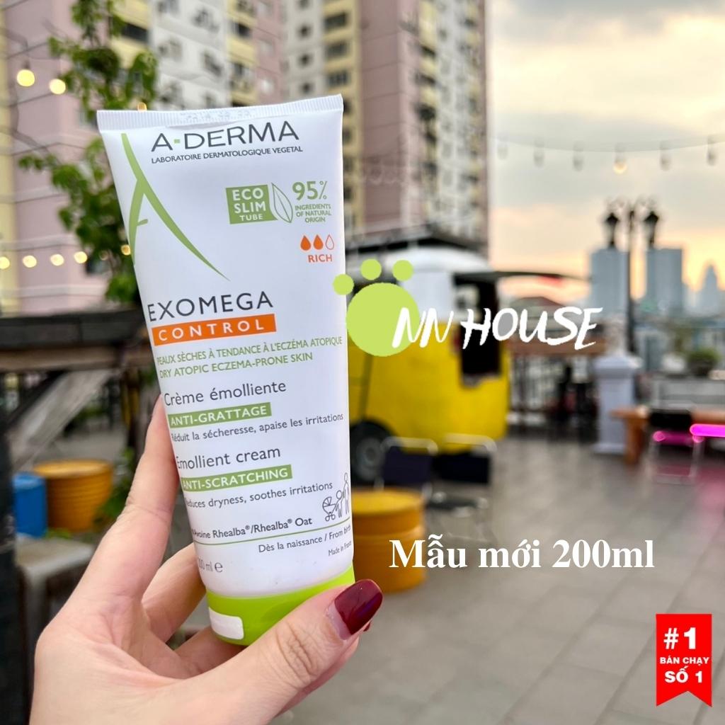 Kem dưỡng ẩm Aderma Exomega Control Cream kem dưỡng da khô, da nhạy cảm,da cơ địa làm dịu da,cấp ẩm,skincare chăm sóc da