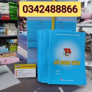 Sỉ 100 Sổ đoàn viên màu xanh,sổ chi đoàn mẫu chuẩn nhất
