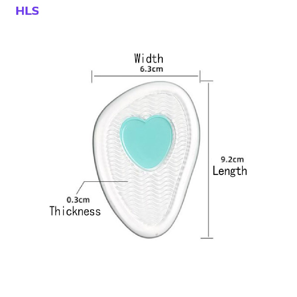 Bộ 2 Miếng Đệm Silicone Lót Giày Chống Trượt