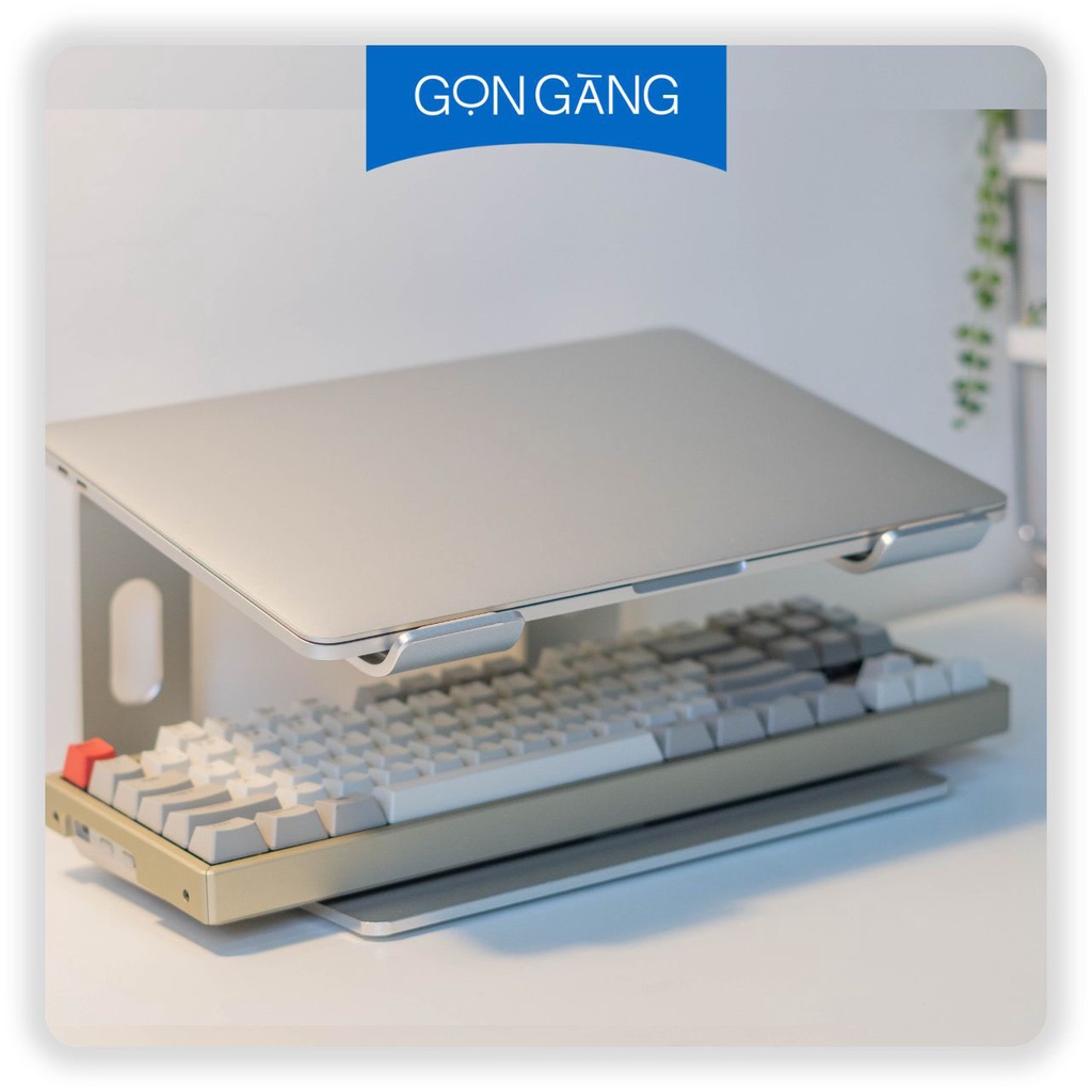 Giá đỡ laptop bằng hợp kim nhôm có thể tháo rời, cho laptop dưới 17 inch