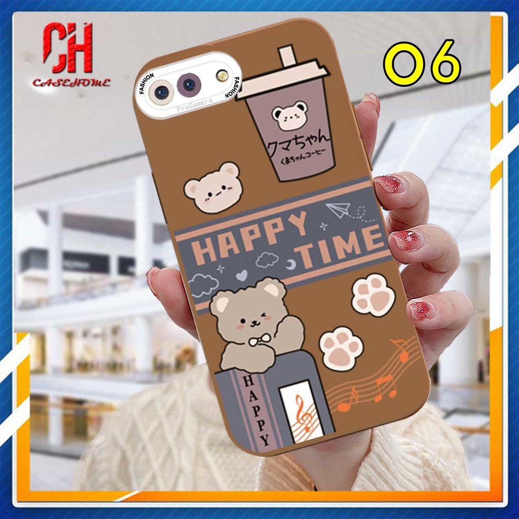 Ốp Điện Thoại Mềm In Hình Gấu Cho OPPO A15 A54 A5S A3S A16 A95 A7 A5 A9 A31 A53 2020 A12 A1K A16K A54S Reno 4 5F 4F A74 A15S A52 A11K A92 A35 A11 A93 A32 A72 A94 A53S F17 PRO A16S A12S