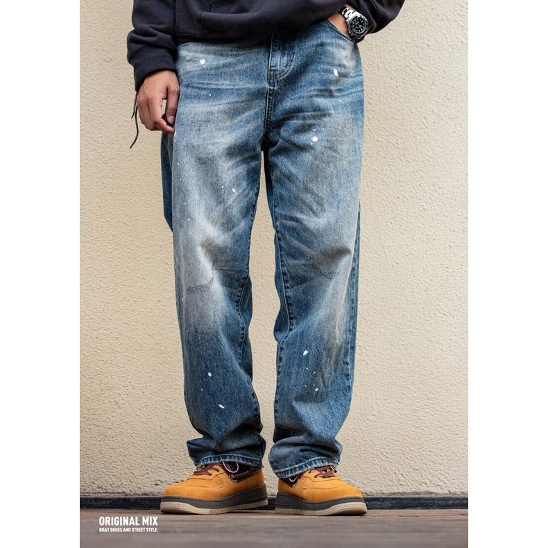 Giày thể thao MADEN đế xuồng màu sắc retro đường phố thời trang mùa thu 2022 cho nam