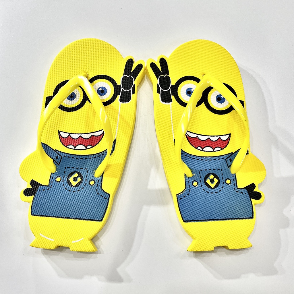 Dép kẹp xỏ ngón nữ Minions Banana hot trend dễ thương êm ái giá siêu rẻ cho các chị em.