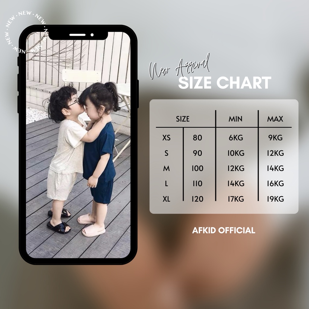 Bộ quần áo trẻ em cộc tay AFKID Cộc Ulzzang cho bé trai bé gái chất thun lạnh cao cấp siêu co giãn và mềm mịn 6-19kg