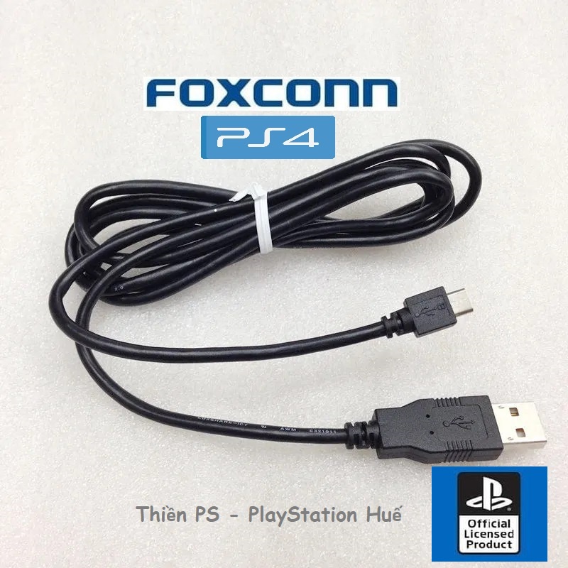 Dây Sạc Zin Tay Cầm PS4 & PSVita 2000 - Hàng chính hãng Foxconn Cao Cấp.